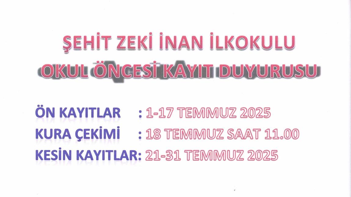 Okul Öncesi Kayıt